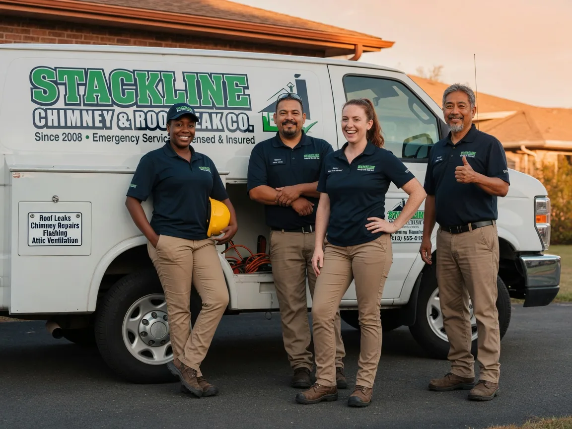 Chimney flashing repair company in Fairmont, NC